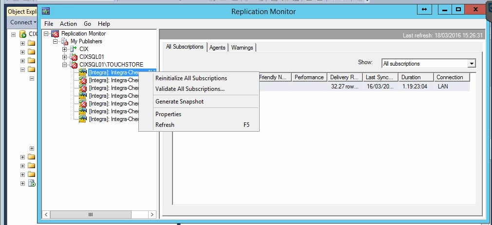 Figure 3 - Generating snapshot