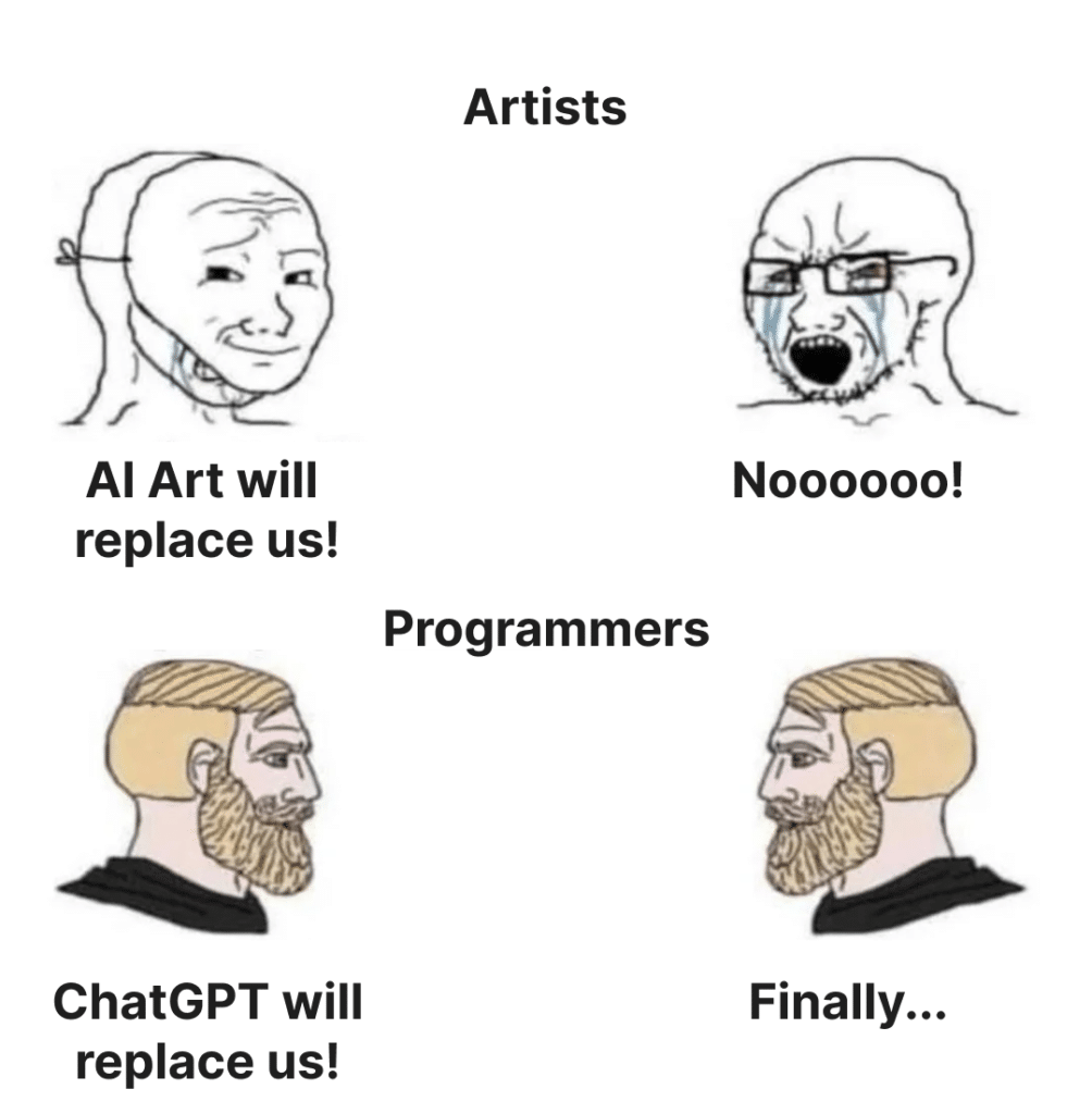 AI will replace jobs meme